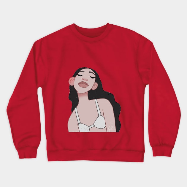 HOT GIRL Crewneck Sweatshirt by woolflone